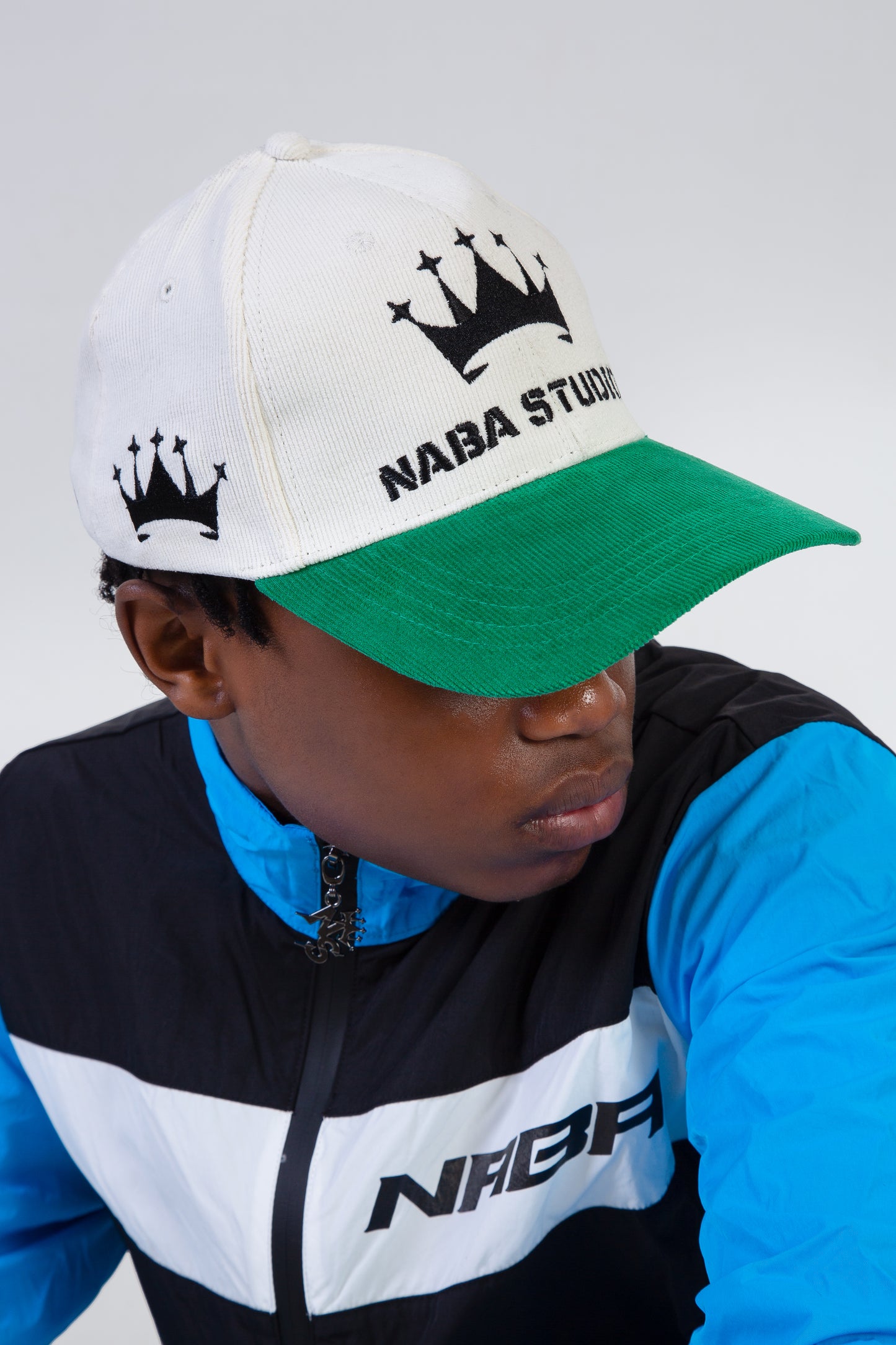 Corduroy baseball cap